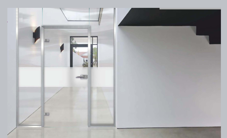 Pereți despărțitori din sticlă cu profil de ușă GT-12